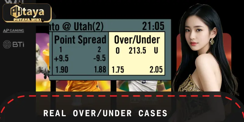 See how Over/Under Odds apply in real games with step-by-step examples