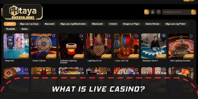 Live Casino offers exciting online gambling